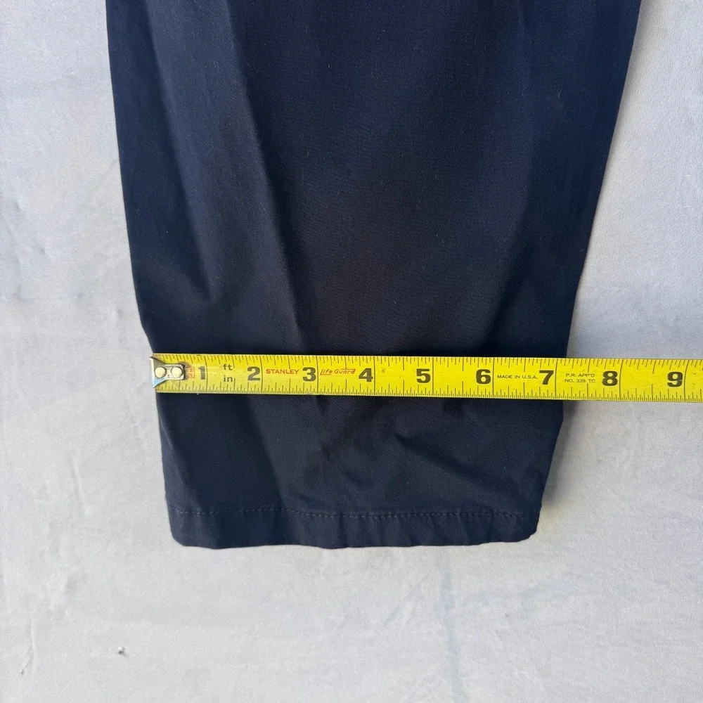 Chaps Chino Pants Mens 50x30 Navy Blue Cotton Stretch Slim Fit Straight Leg